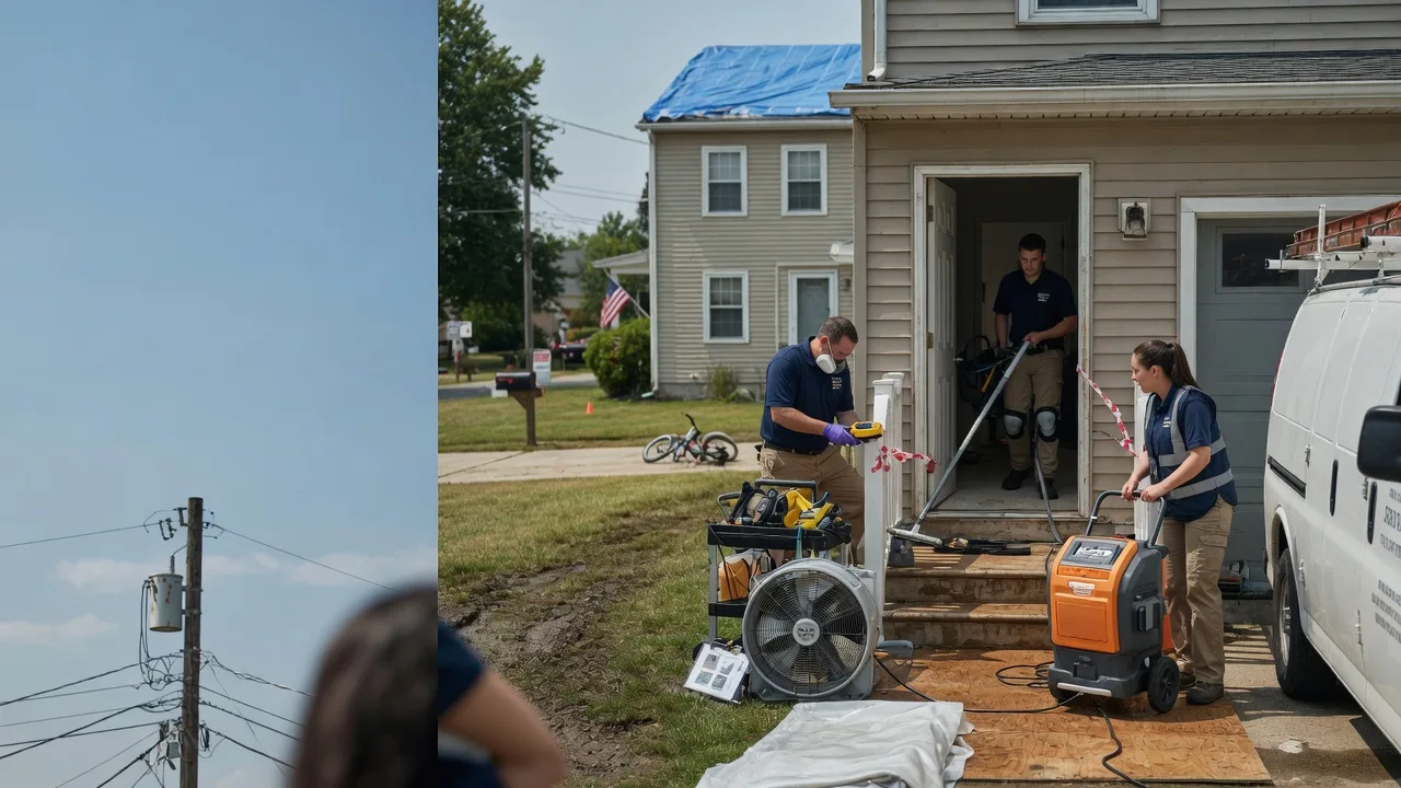 Water Damage Repair in Mccune, KS near me